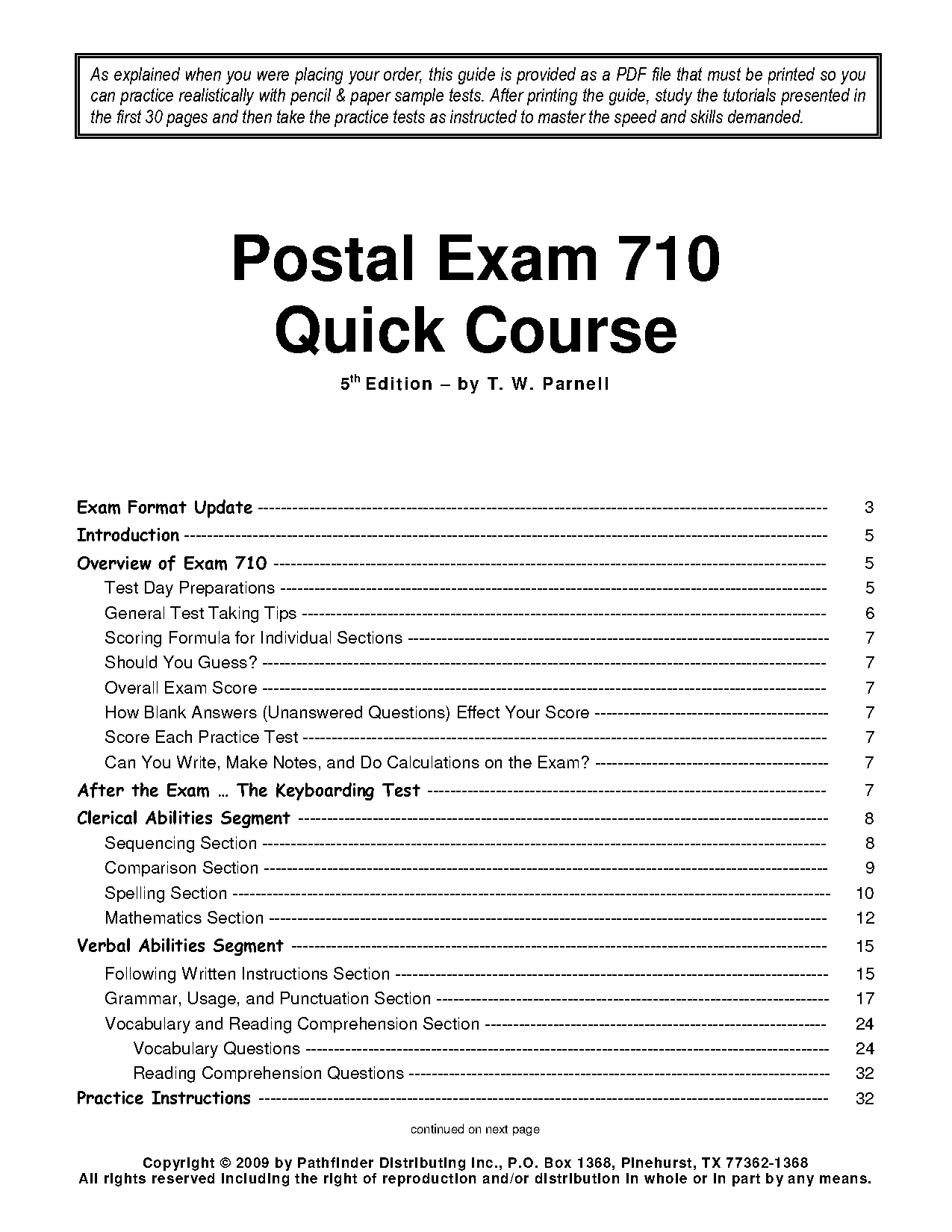 postal exam sample questions